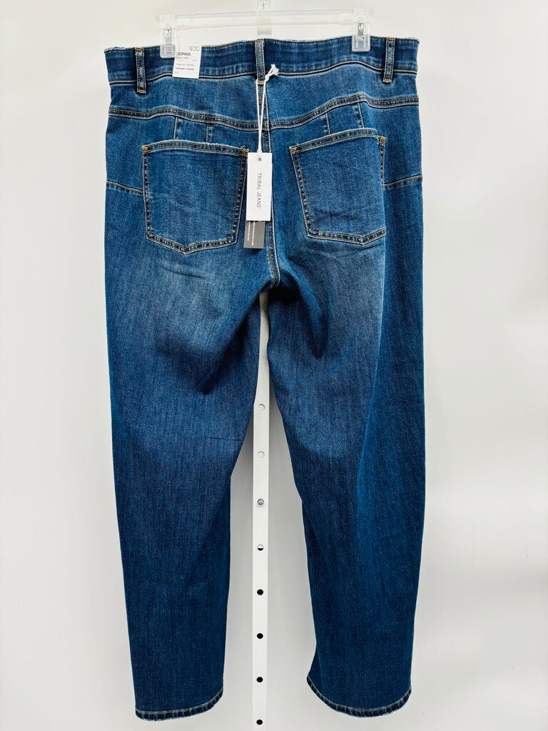 Tribal Jeans Wide Leg Denim 14W