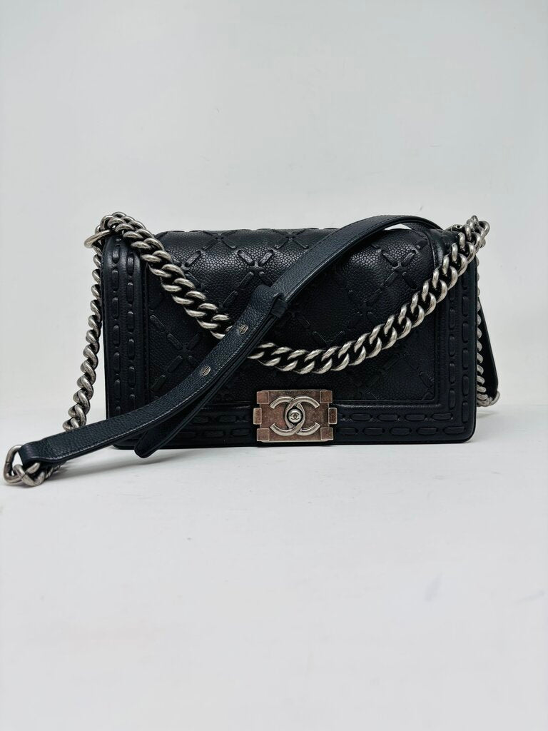 Chanel LUXURY HANDBAGS Black Caviar