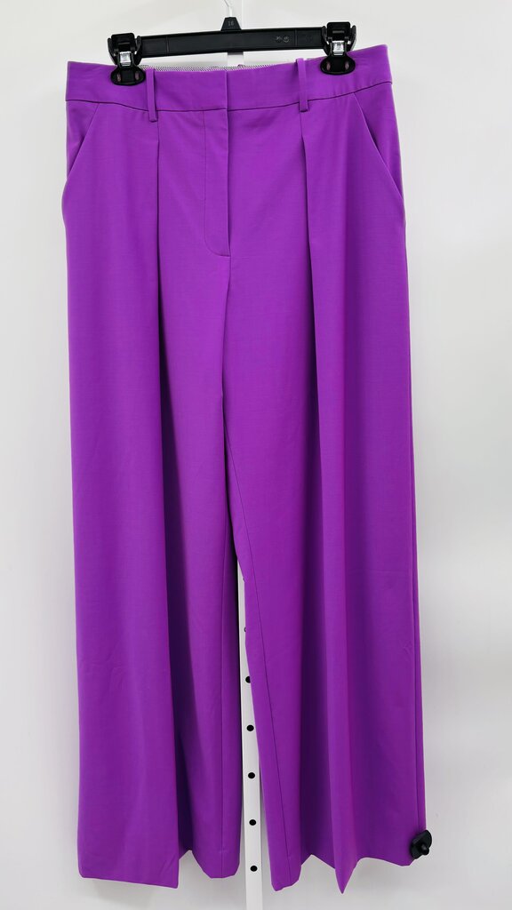 Veronica Beard Pants Wide Leg Purple 12