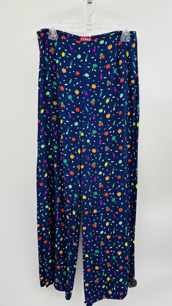 Staud Pants Wide Leg Navy 10