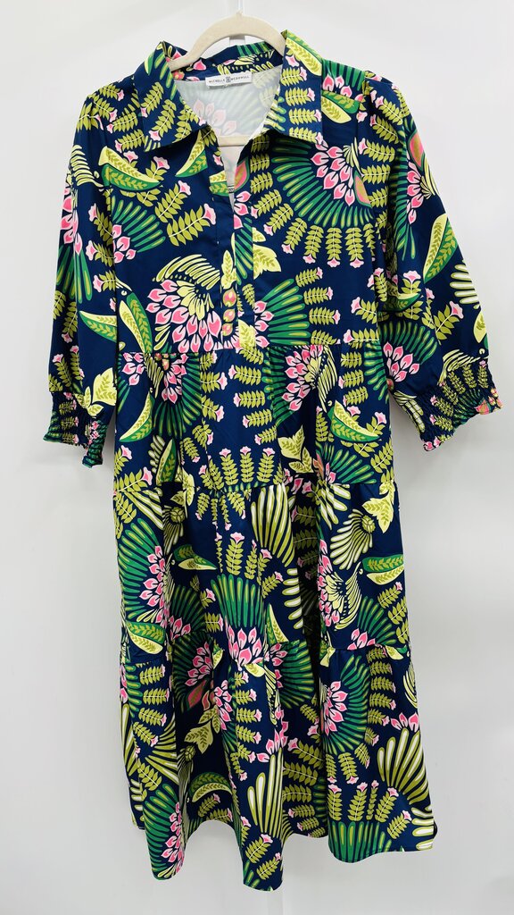 Michelle McDowell Maxi Dress Navy M