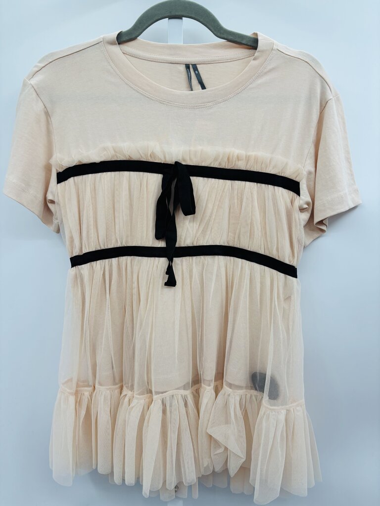 Anthropologie Top Beige XSP