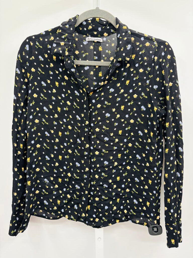 Reformation Blouse Black L