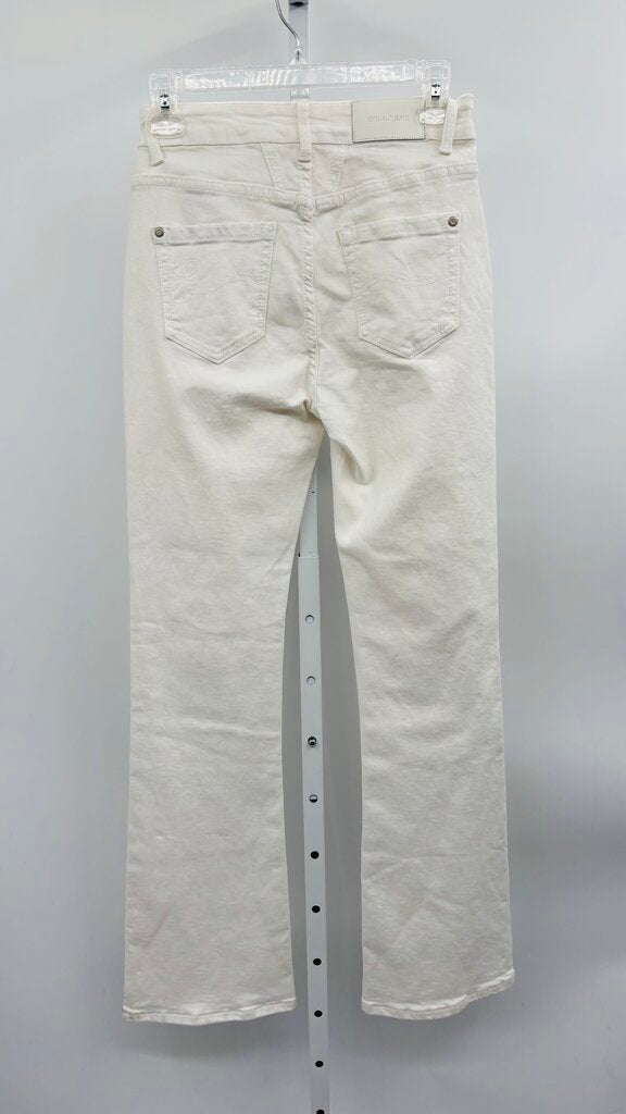 Esqualo Jeans Flare White 4