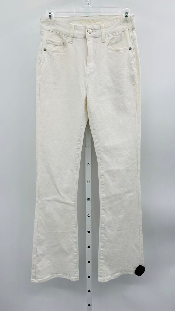 Esqualo Jeans Flare White 4