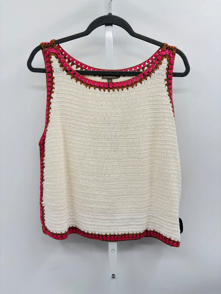 Lilla P Sweater Vest White L