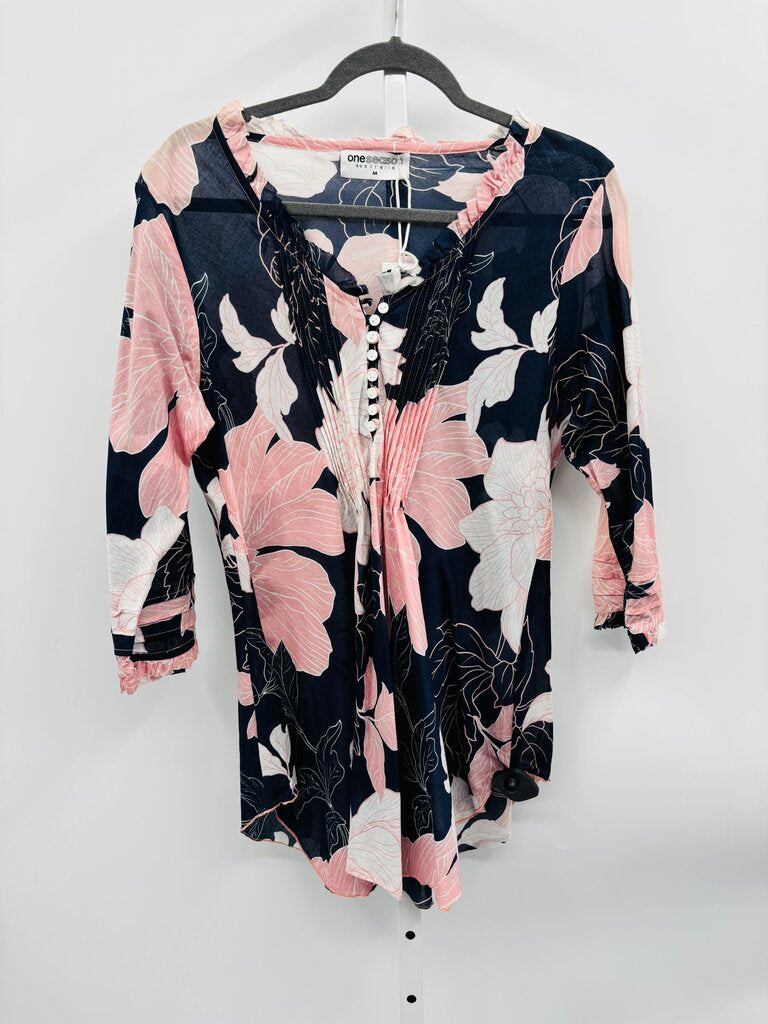 One Season Tunic Navy M