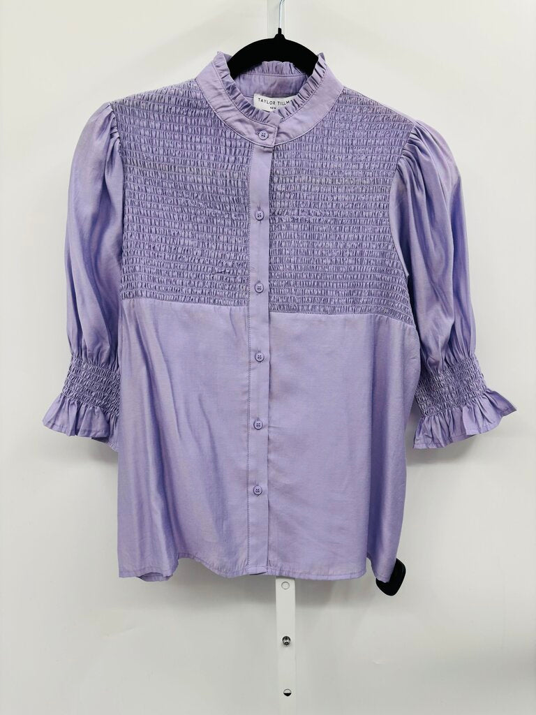 Taylor Tillman Blouse Purple M