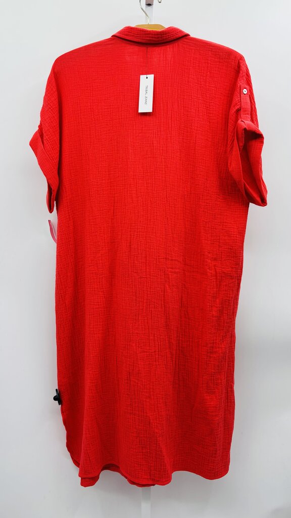 Tribal Dress Plus Orange 1X