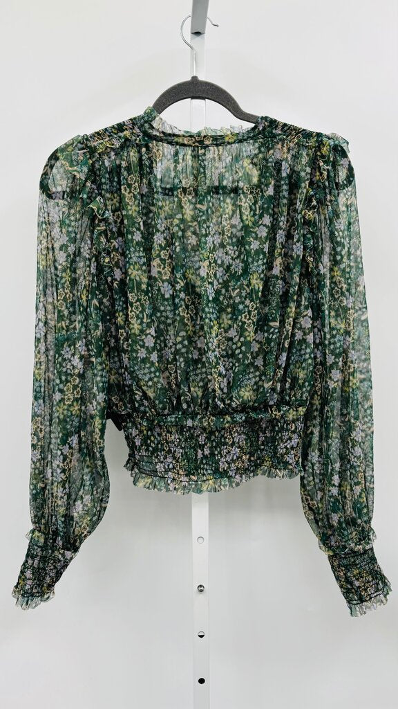 Free People Top Green M