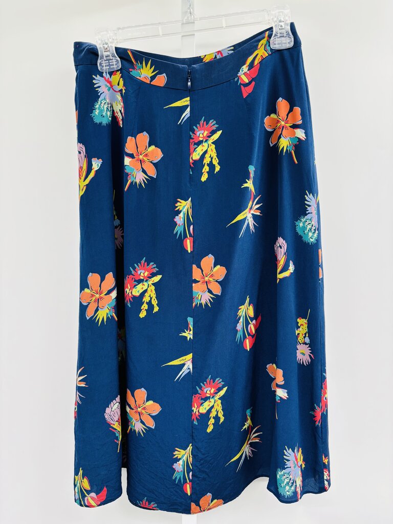 Madewell Skirt Midi Navy 2