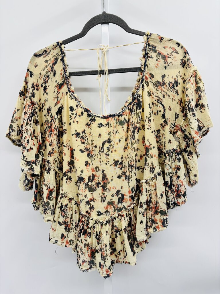 Free People Top Beige S