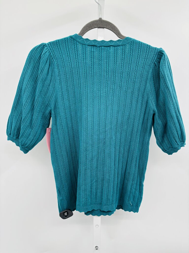 Marled Sweater Teal M