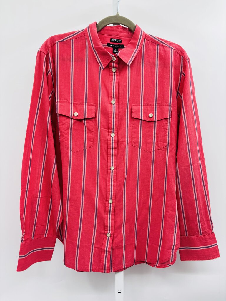 J. Crew Shirt Red 12