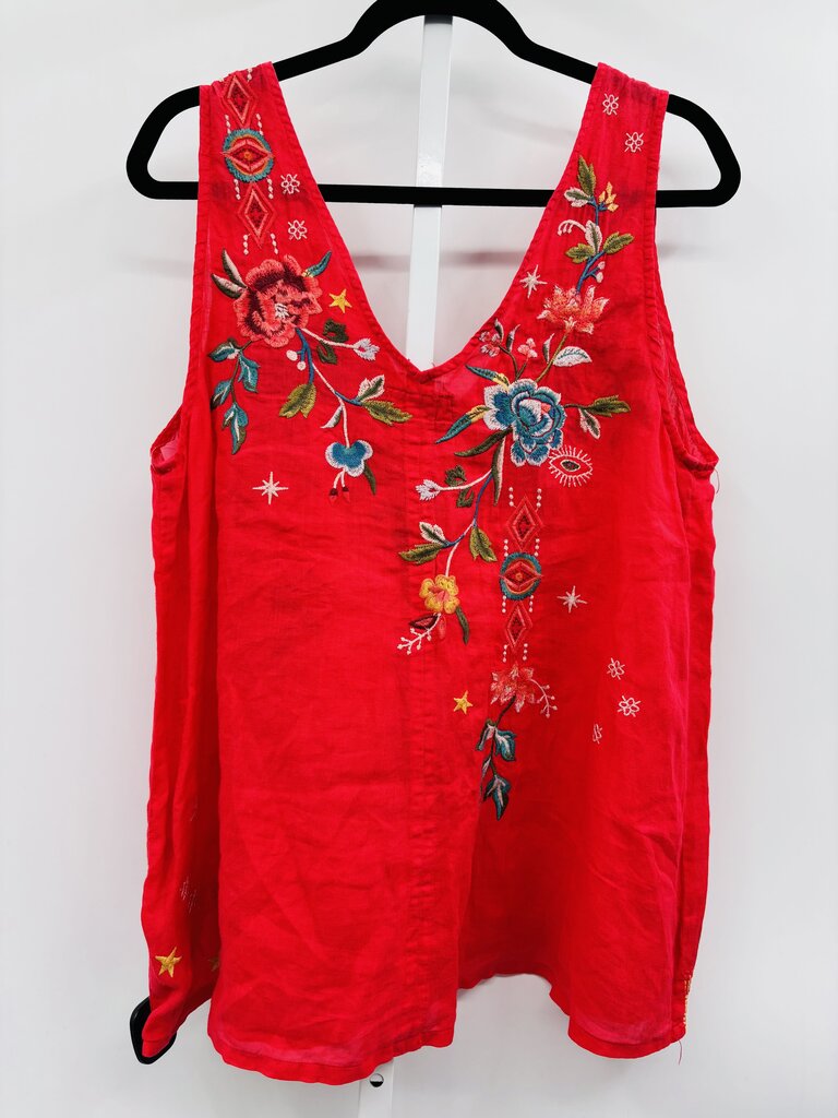 Johnny Was Top Red L