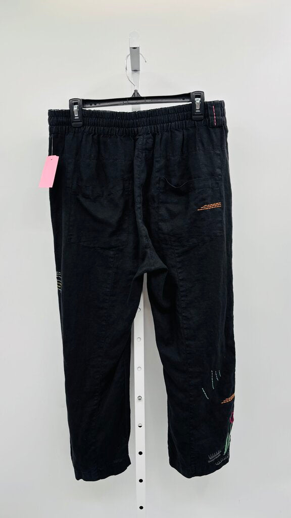 Pete & Greta Cropped Pants Black M
