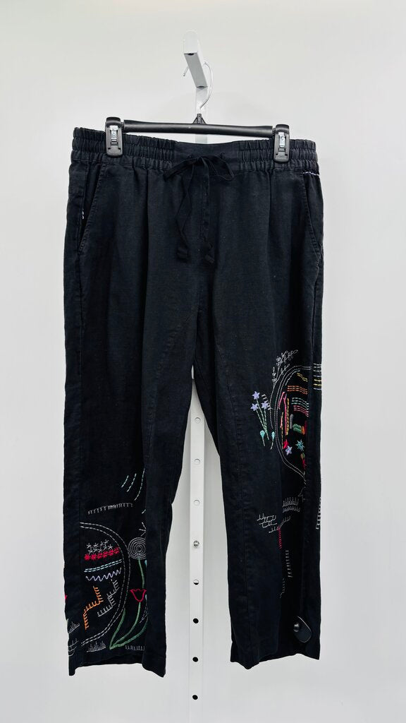 Pete & Greta Cropped Pants Black M