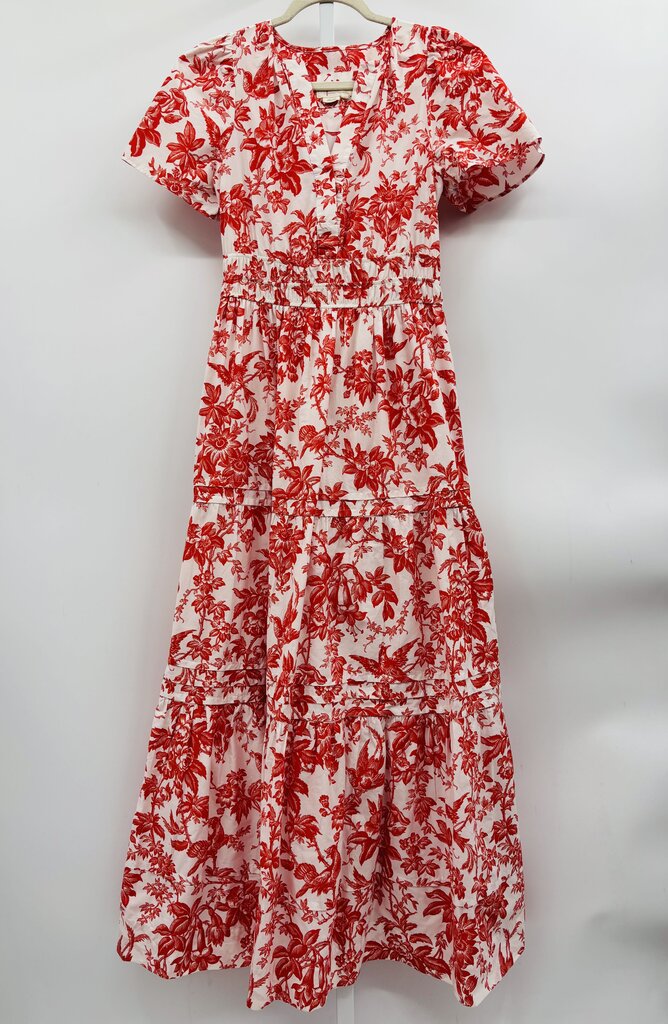 Anthropologie Maxi Dress Red S