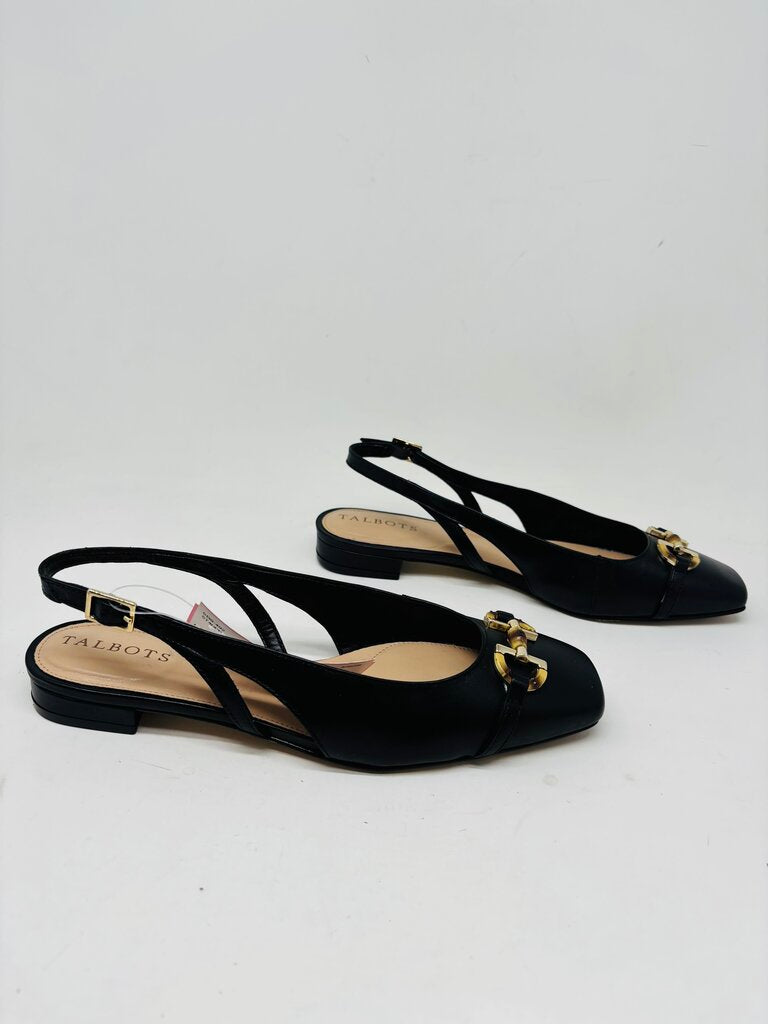 Talbots Slingbacks Black 7.5