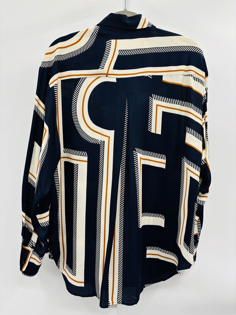 Reiss Blouse Navy 8