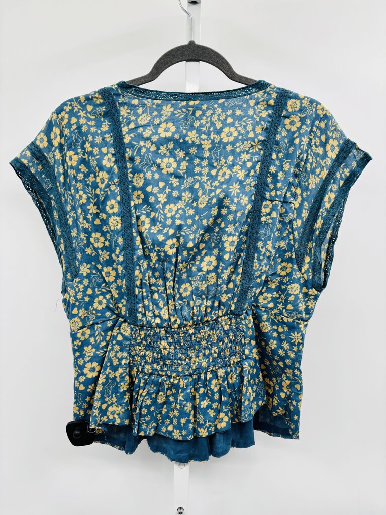 Free People Top Teal XL