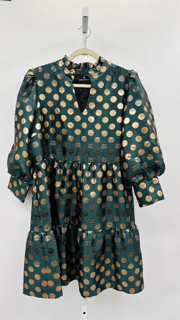 Emily Lovelock Dress Green XL