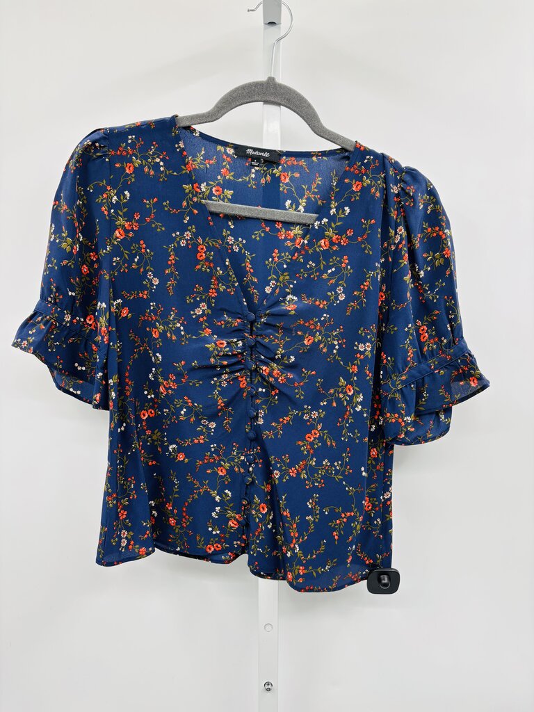 Madewell Blouse Navy 6