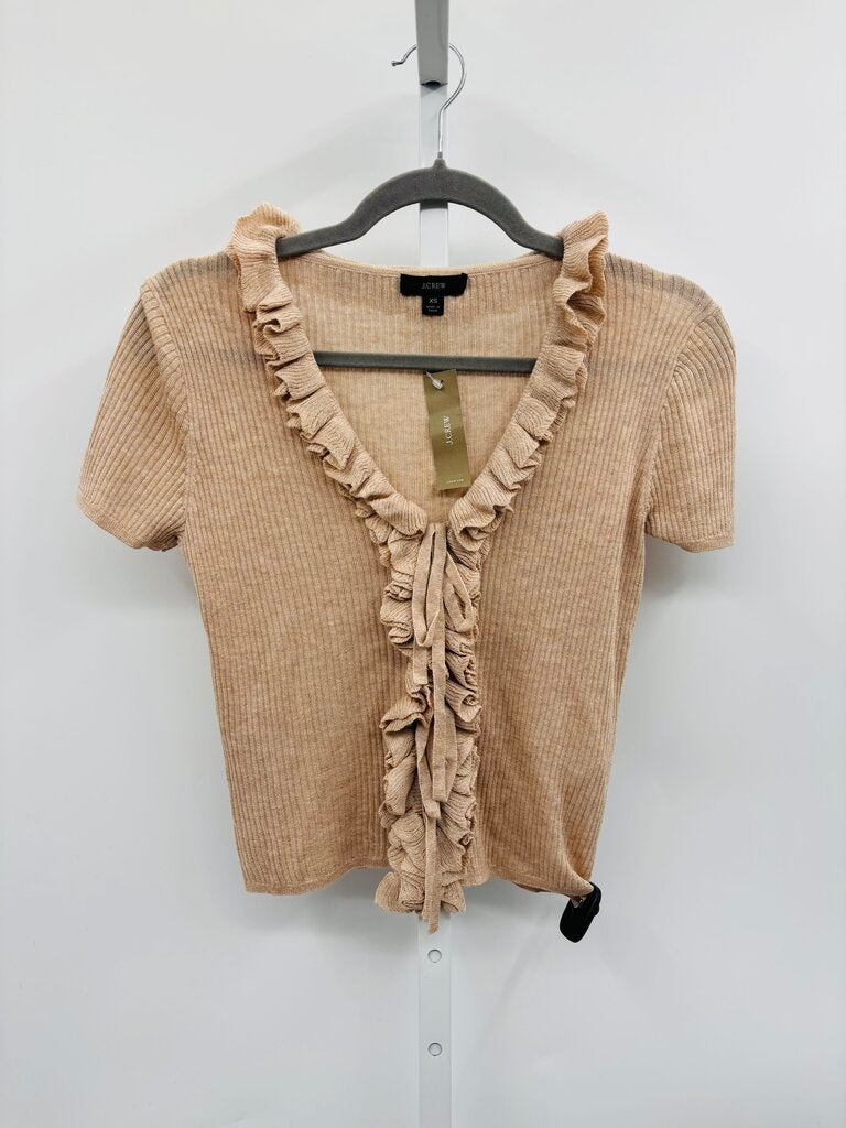 J. Crew Top Tan XS