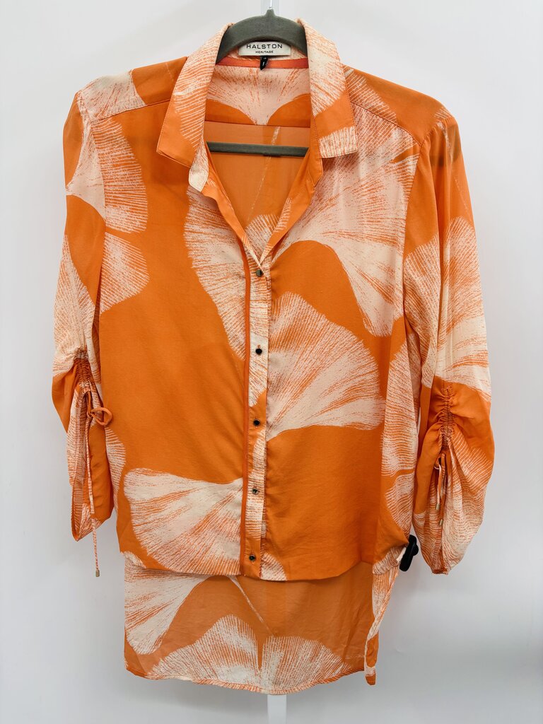 Halston Heritage Blouse Orange 10