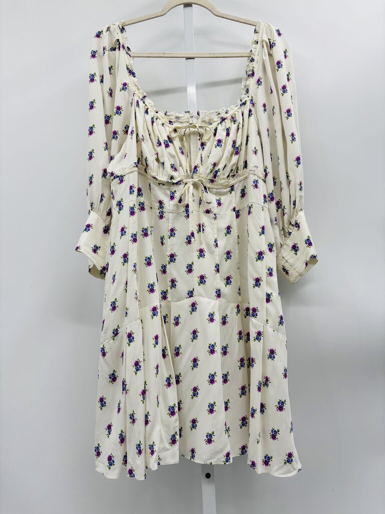 For Love and Lemons Dress Plus Ivory 2X