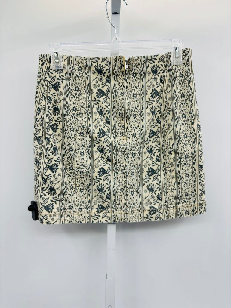 Free People Skirt Mini Beige 6