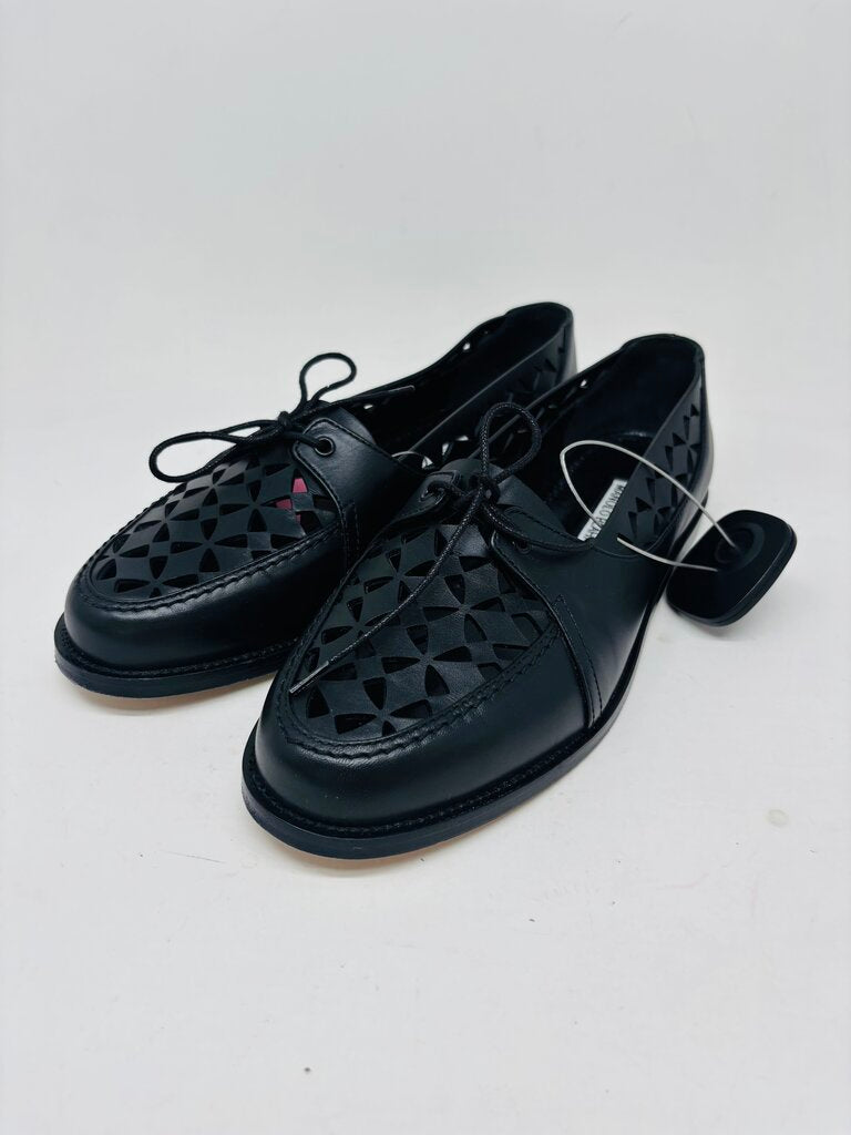 Manolo Blahnik Oxfords Black 7.5