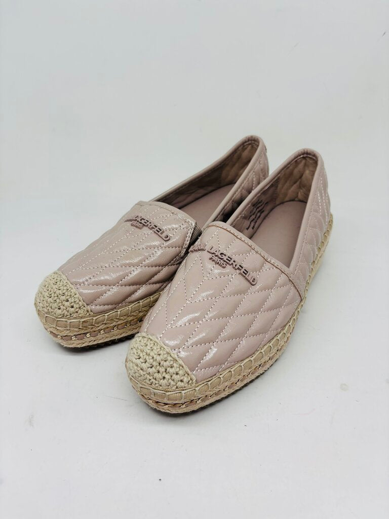 Karl Lagerfeld: Paris Flats Beige 8