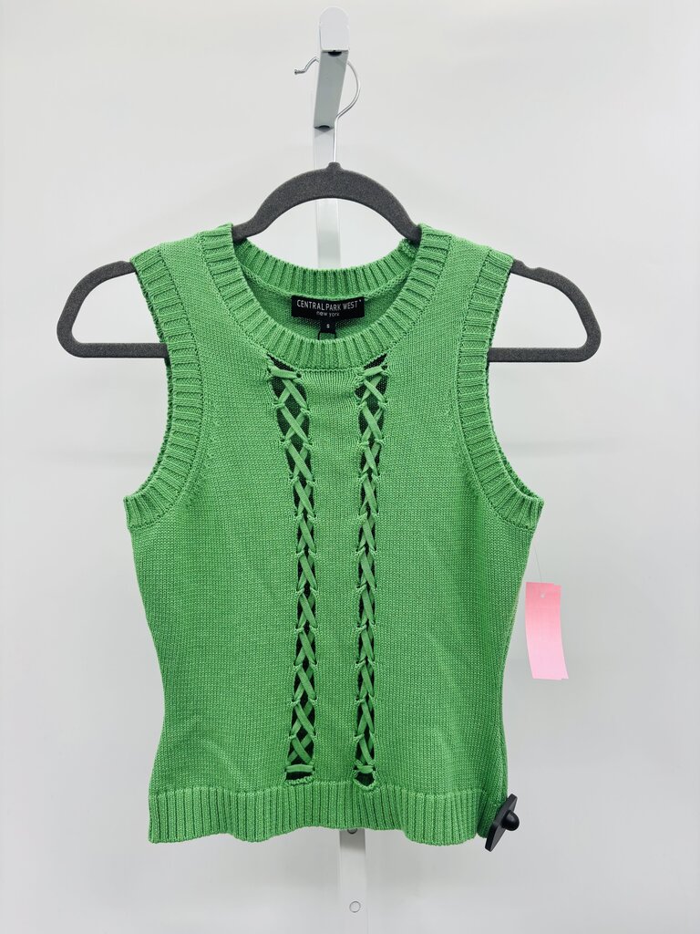 Central Park West Sweater Vest Green S