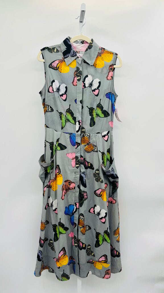 Dizzy Lizzie Maxi Dress Grey S