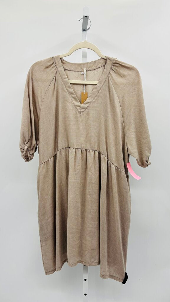 Hello Nite Dress Taupe S