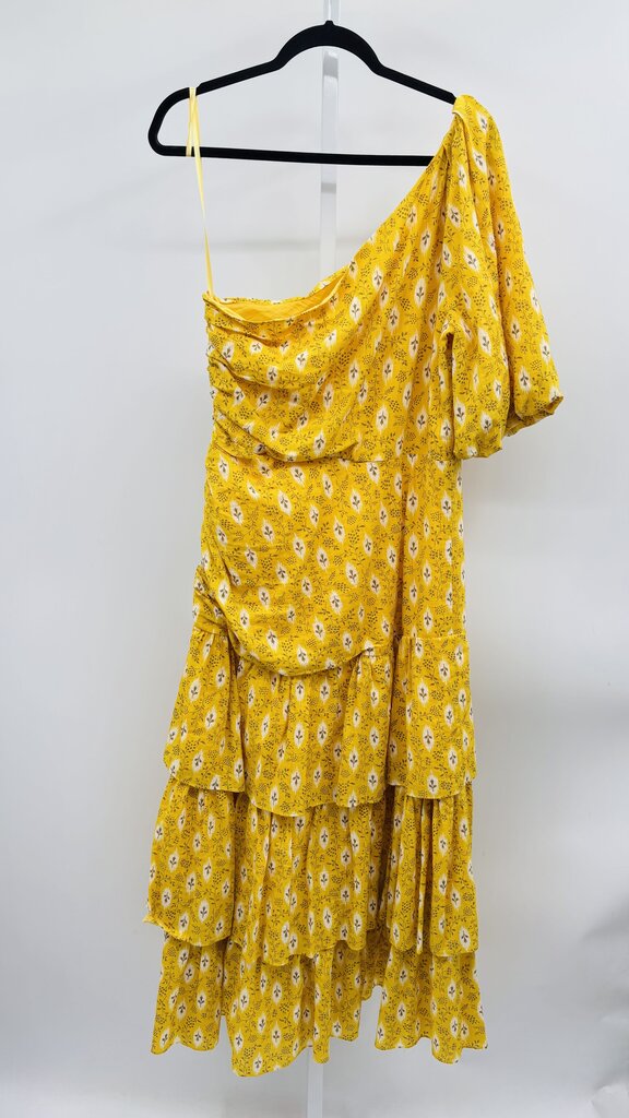 Veronica Beard Maxi Dress Yellow 12