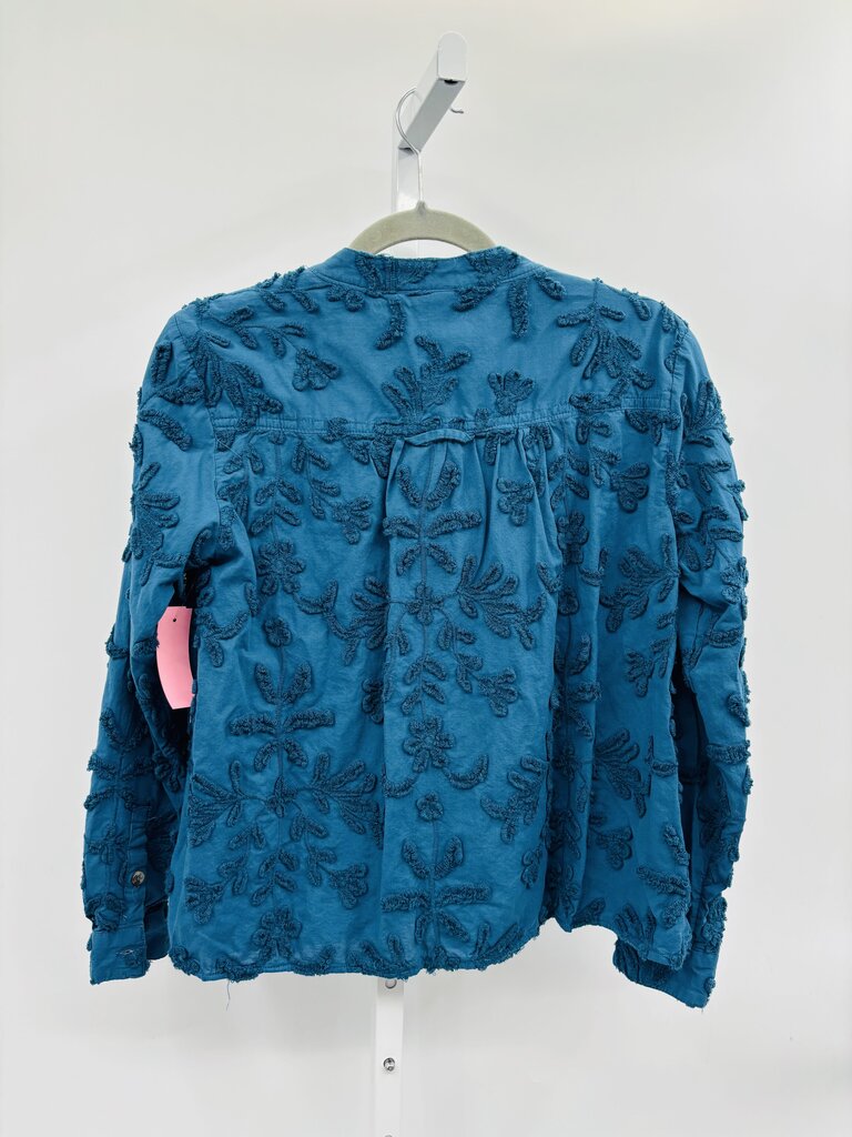 Pilcro Blouse Navy XS