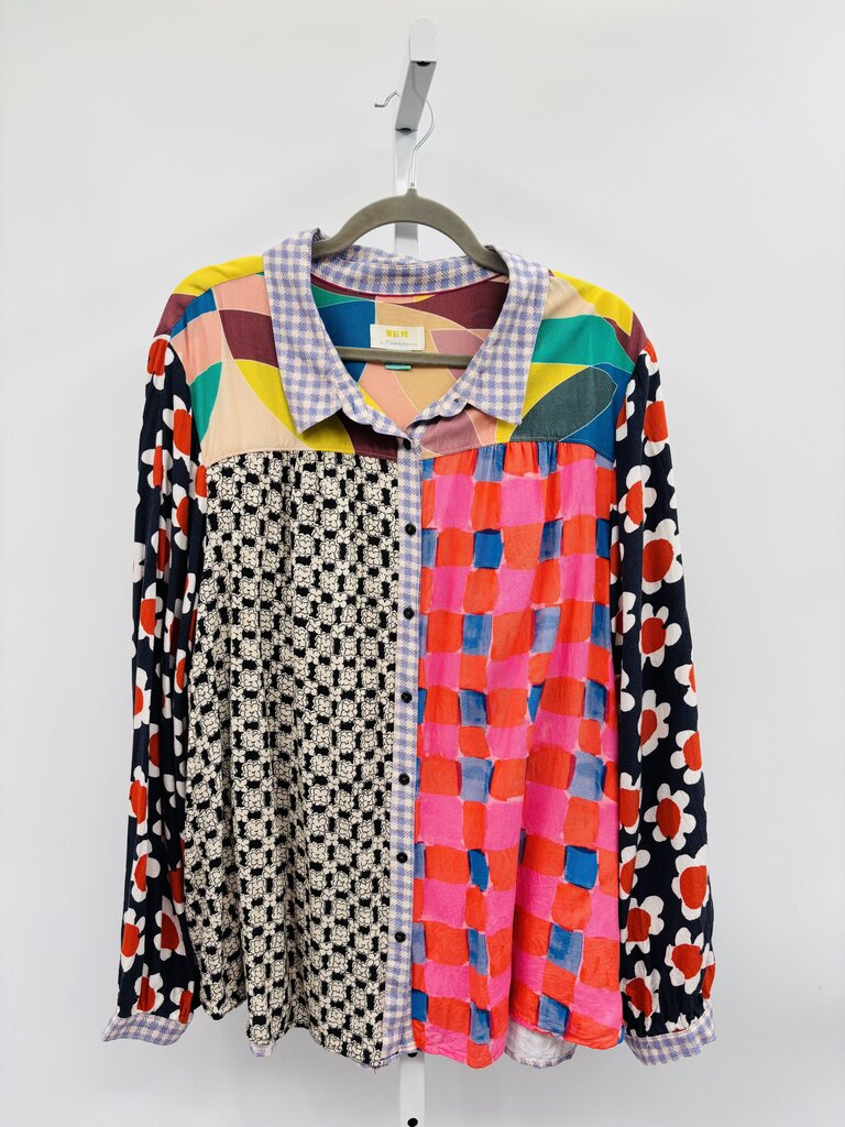 Maeve Blouse Plus Multi 3X