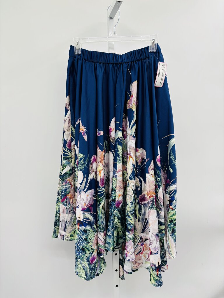 Anthropologie Skirt Midi Blue S