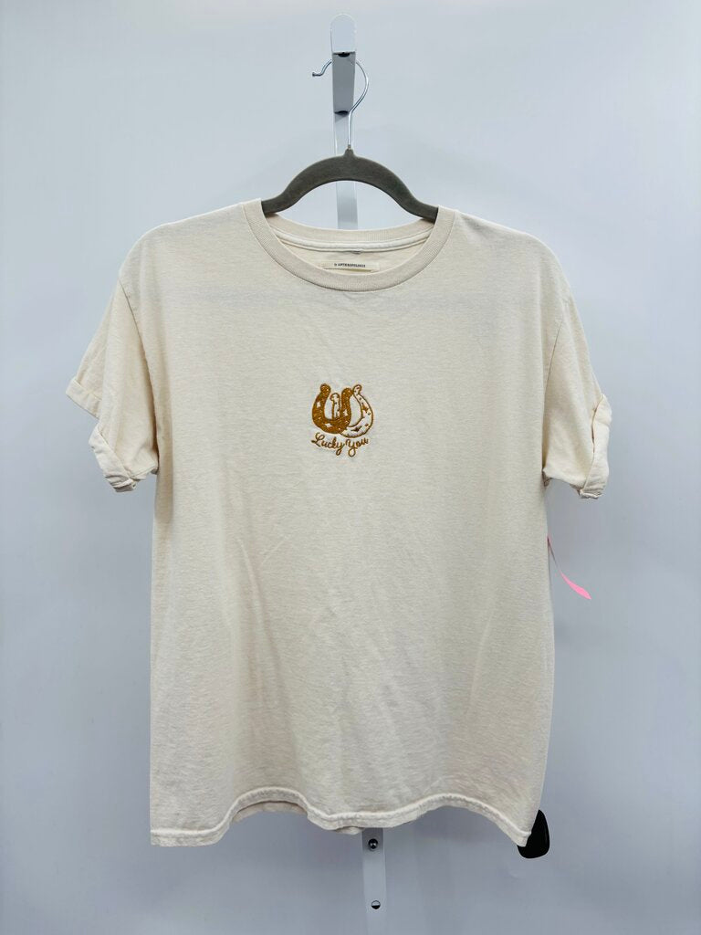 Anthropologie T-Shirt Beige L
