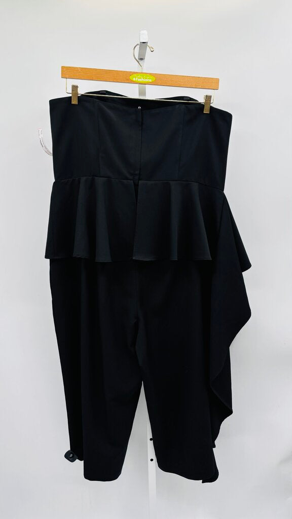 Eloquii Jumpsuit Plus Black 18