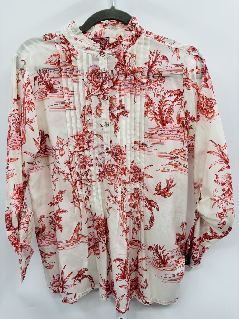 Johnny Was Blouse Ivory XS