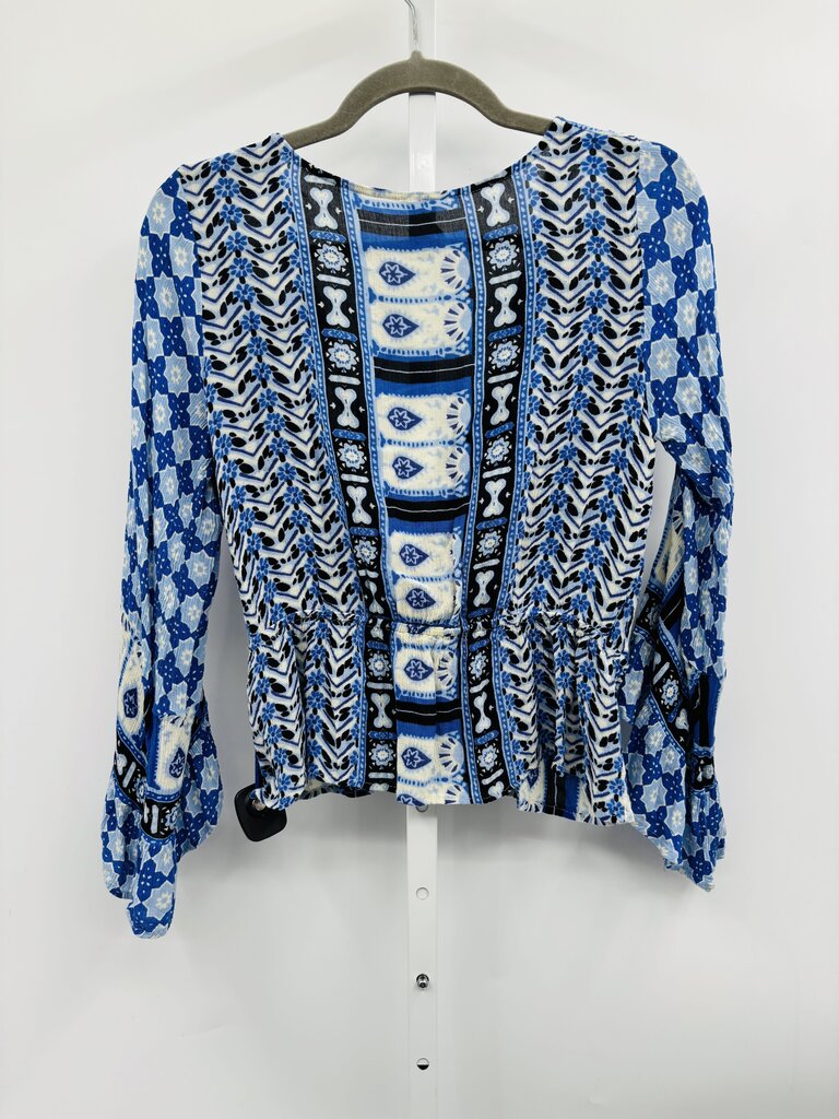 Free People Blouse Blue S