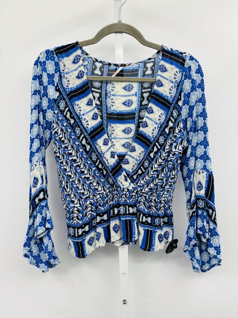 Free People Blouse Blue S