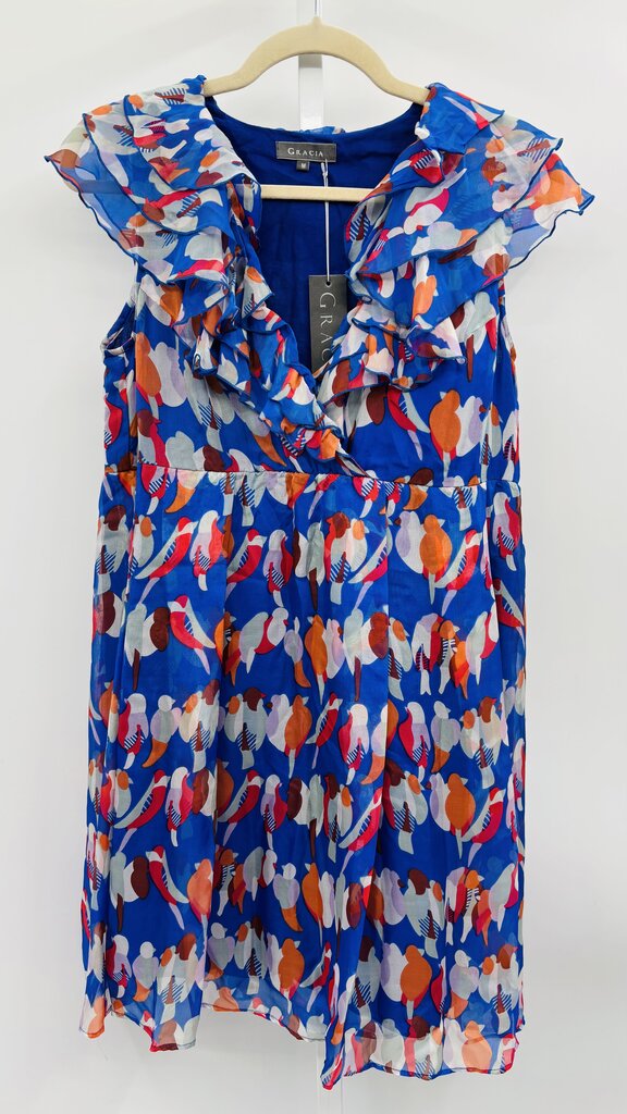 Gracia Dress Blue M