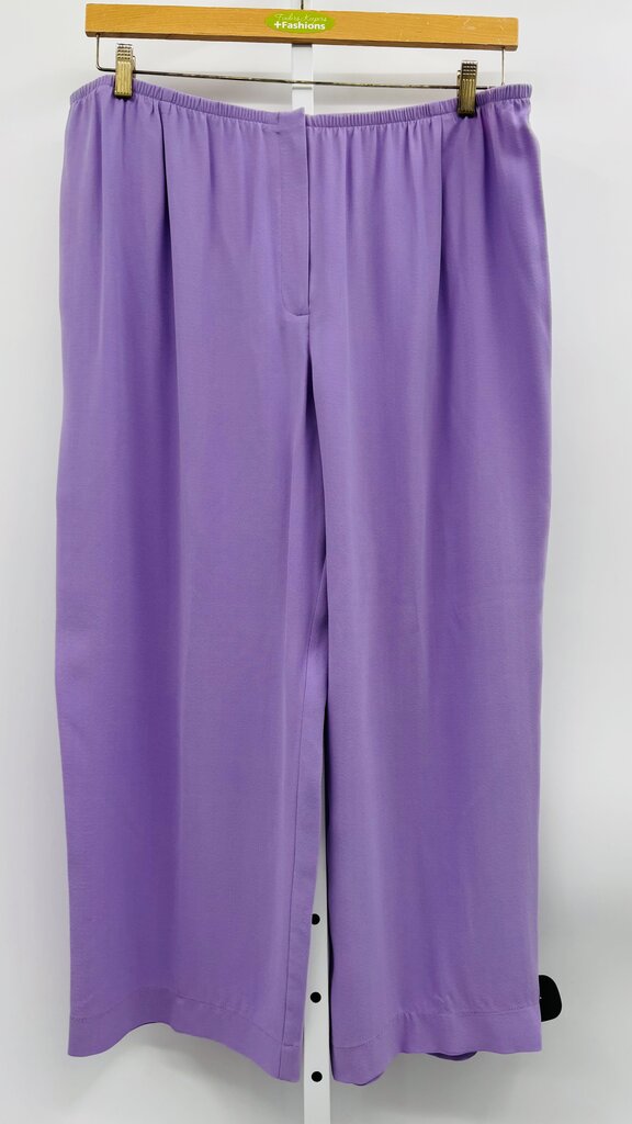 Eileen Fisher Pants Plus Wide Leg Purple 2X