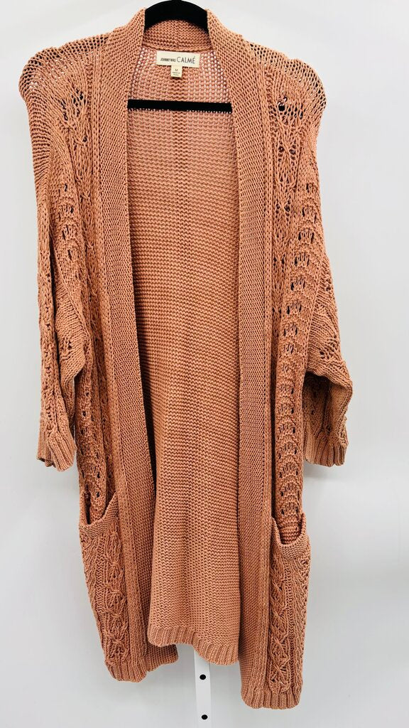 Johnny Was: Calme Cardigan Tan M