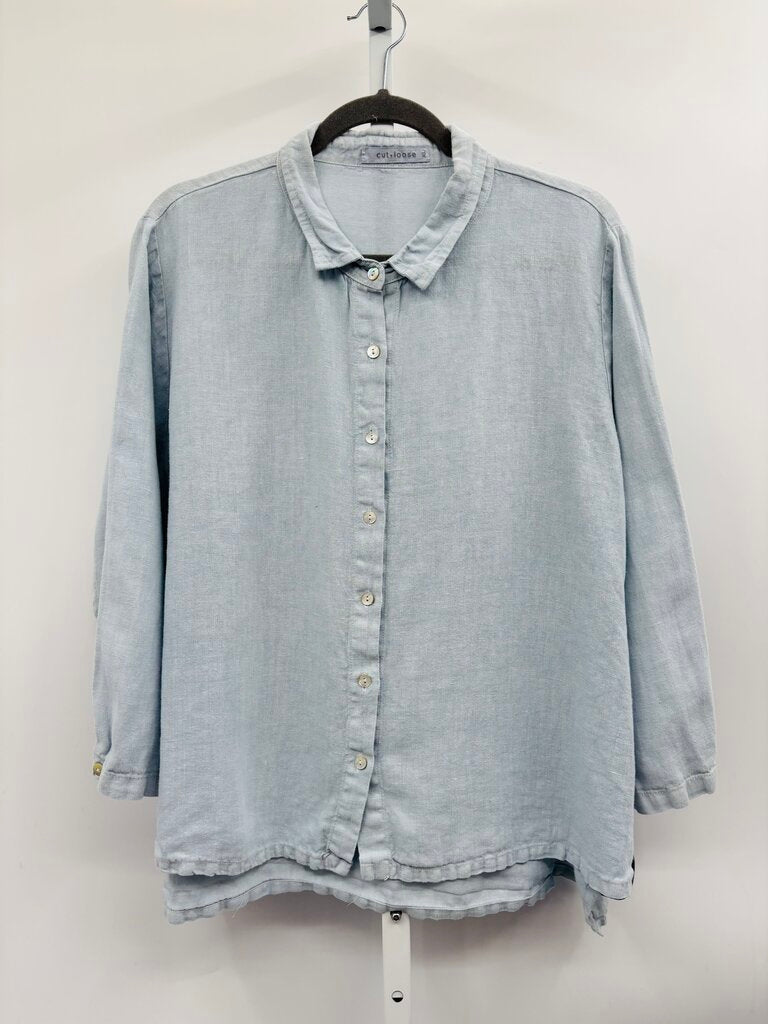 Cut Loose Shirt Blue XL