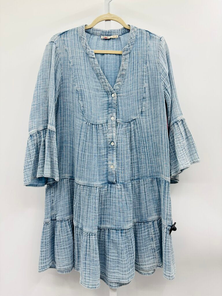 Faherty Dress Blue S